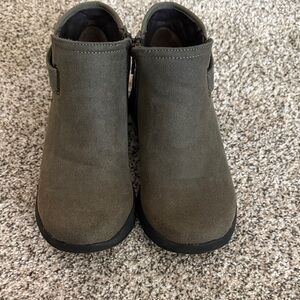 Olive Green Ankle Boots